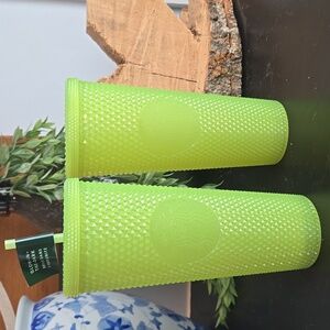 Starbucks Tumblers-Glow In The Dark Studded-Set Of 2